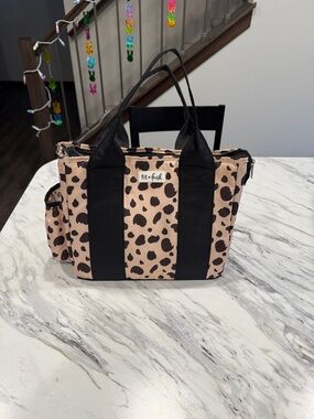 Fit & Fresh Leopard Print Lunch Tote Bag